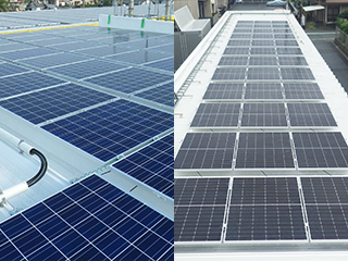 画像:中棟屋上・倉庫棟屋上